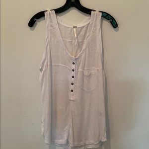 Free People Traveler Linen Tank
